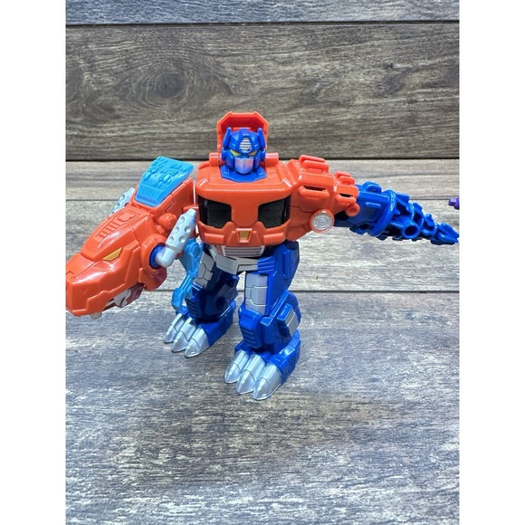 Transformers‎ Optimus Prime Action Figure Dinosaur Drill Hands Hasbro Tomy - Picture 1 of 8